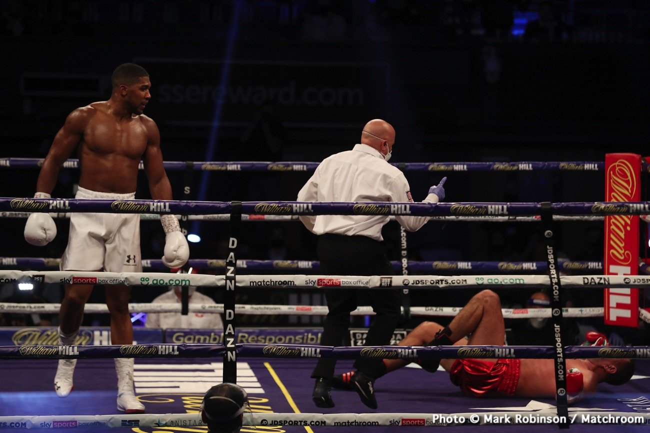 Boxing Results: Anthony Joshua Stops Kubrat Pulev In 9th Round